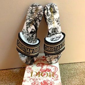 SOLD : Christian Dior Dway Slides